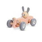 Дървена състезателна кола със зайче PlanToys 5717