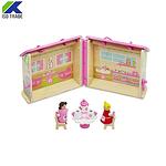 Дървена преносима куклена къща-кафене Iso Trade KRU6522