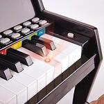 Дървено електронно пиано с табуретка черно Hape H0629