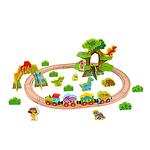 Дървен жп комплект Джурасик Tooky Toy TKI054