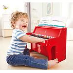 Дървено електронно пиано червено Hape H0628