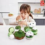 Детски дървен комплект десерти Зелен чай Hape H3195