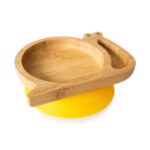 Детска бамбукова чиния Охлюв, жълта Eco Rascals 55243