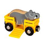 Дървенo вагонче със слонче  Brio 33969