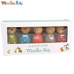 Moulin Roty Дървени кукли Голямото семейство 632421