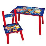 Дървена детска маса със столче Пес патрул Fun House 713520