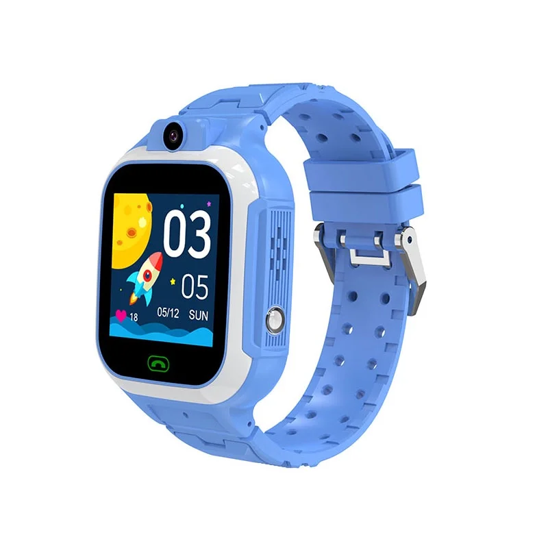 Детски Смарт часовник NUBI DH11, 4G, Камера, LBS+Wi-Fi Tracking, Видео разговор, SOS бутон, Син-Copy