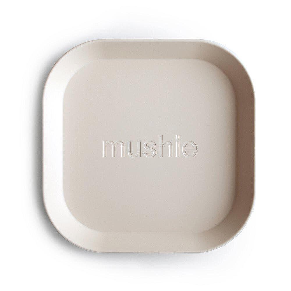 Mushie Детска чиния, комплект 2бр. – Ivory