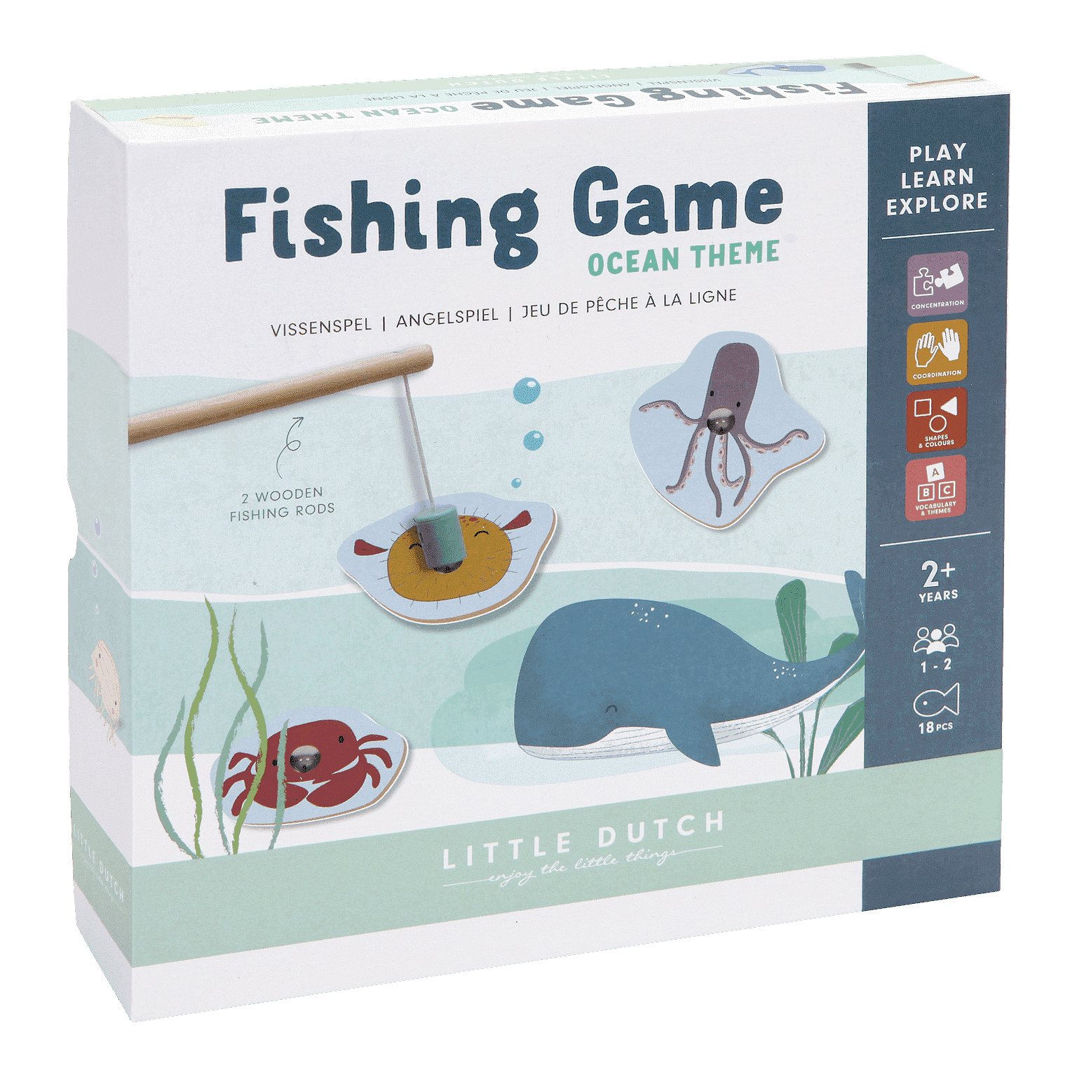 Игра за ловене на Дървени рибки