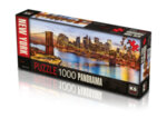 Панорамен Пъзел от 1000 части: Ню Йорк - Залез (96х34)