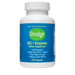 Smige® Храносмилателни ензими + HCI - 120 капсули