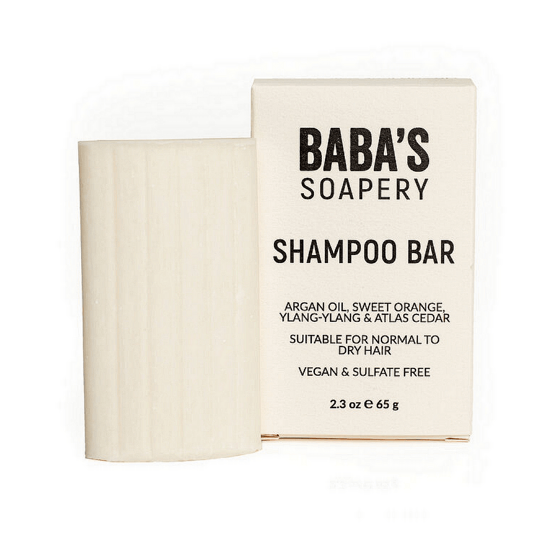 Baba's Soapery - Твърд шампоан с масло от арган - 65гр.