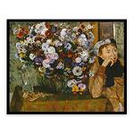 Картина "Жена, седнала до ваза с цветя (мадам Пол Валпинсон)"