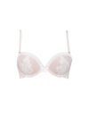Oil push-up cup Bra from satin.