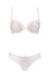 Oil push-up cup Bra from satin.