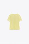 Изчистена тениска Zara