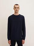 Пуловер Tom Tailor  от струкрурирана материя