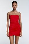 Червена рокля ZARA