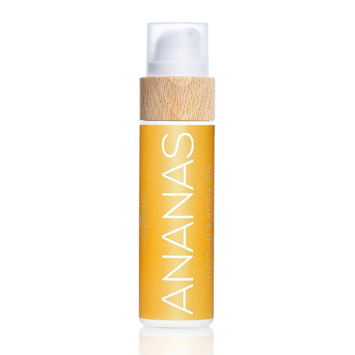 Ananas Suntan&Body Oil, Натурално масло за бърз тен (110мл)