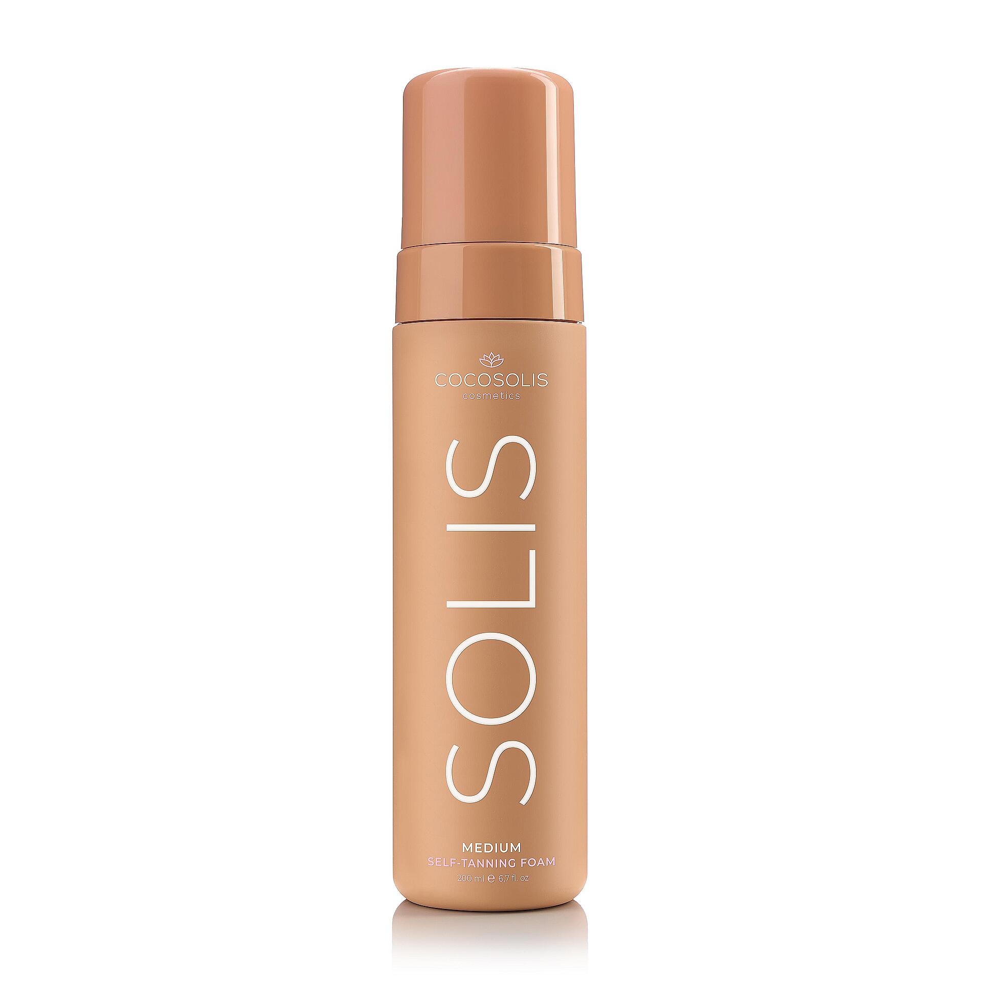 Solis Medium Self- tanning Foam, Автобронзираща пяна за лице и тяло (200мл)