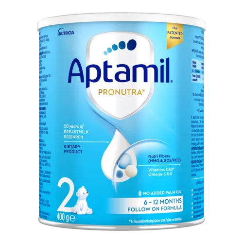 Aptamil 2 Pronutra адаптирано мляко за кърмачета от 6 до 12 месеца - 400 г