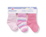 Kikkaboo Бебешки памучни чорапи STRIPES PINK 2-3 години