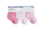 Бебешки памучни чорапи терлички SOLID PINK 2-3 г - Kikkaboo