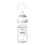 Philips AVENT Биберони за хранене Natural - първи за новородено 0м, 2 бр./оп.