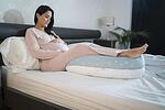 Възглавница за бременност и кърмене Nuvita DreamWizard 12в1, беж/бяло