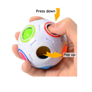 3D пъзел топка Фиджет игра Дъга
