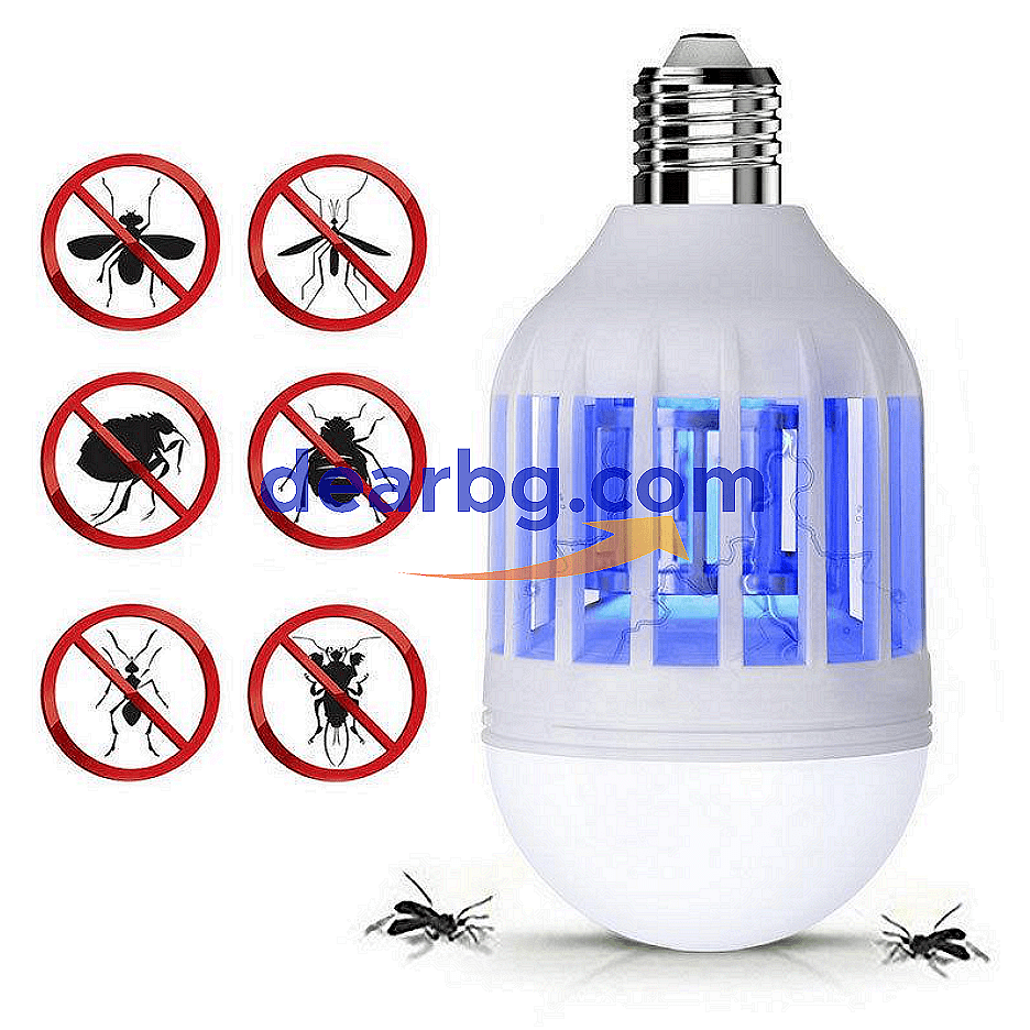 LED крушка против комари Е27