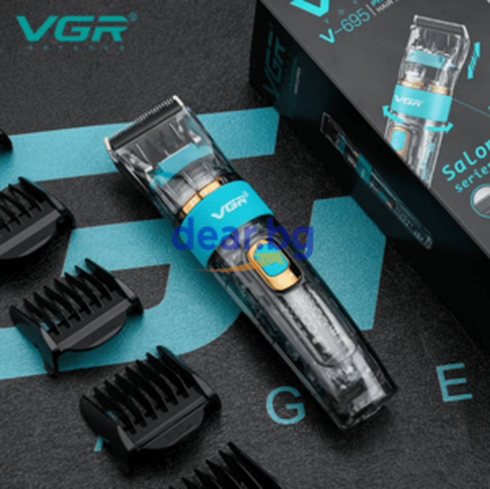 Професионална безжична машинка за подстригване VGR 695