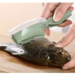 Уред за почистване на рибни люспи