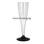 Пластмасови чаши за шампанско и бяло вино,еднократни чаши за вино