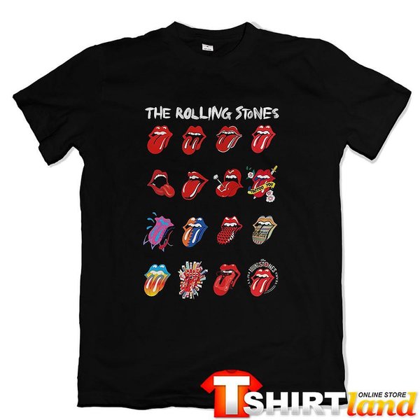 Tricou Rolling Stones Tongue and lips logo