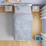 Детско спално бельо от 100% памук ранфорс за единично легло Еднорог | Izidream.bg