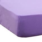 Долен чаршаф с ластик от трико 100% памук в лилав цвят | Izidream.bg