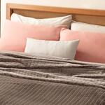 Меко и топло плюшено одеяло двойно в сив цвят | Izidream.bg