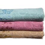 Хавлиена кърпа за баня, 70 х 140 см, 100% памук, бежова