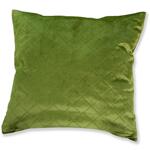 Декоративна възглавница 45х45 см, кадифе в зелен цвят