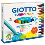 Флумастери Giotto Turbo Maxi 24 цвята