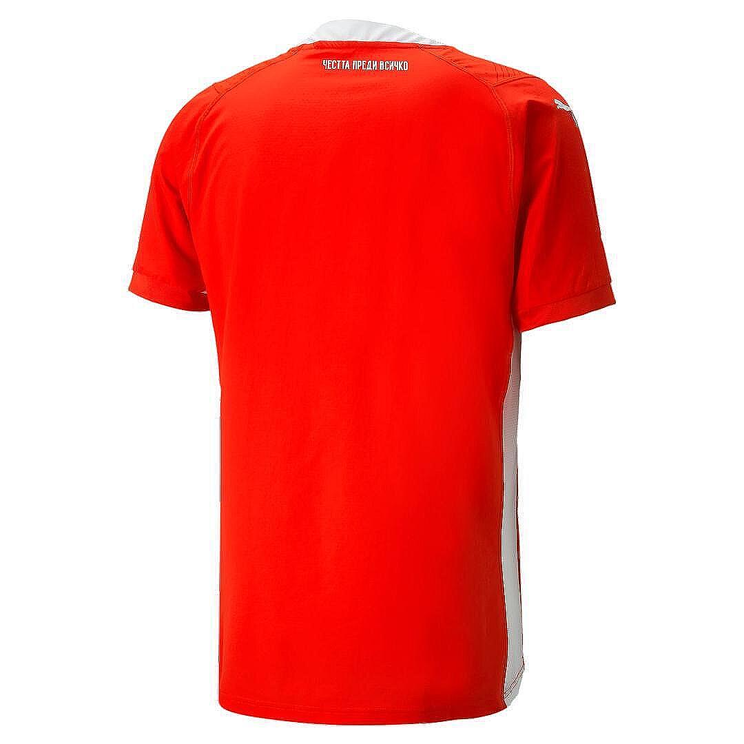 Red and grey match shirt kit PUMA 2023/24