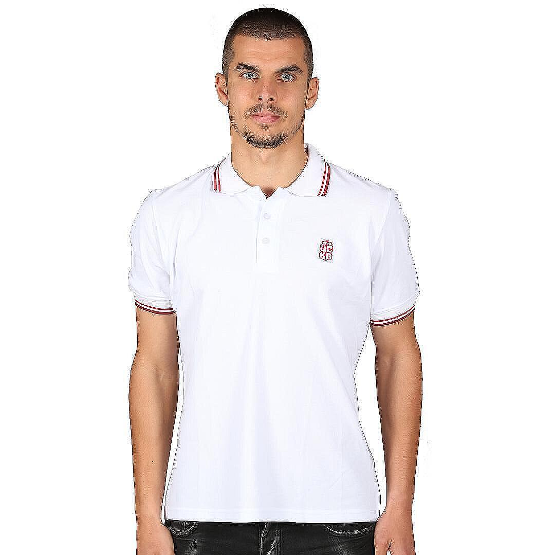 White polo shirt