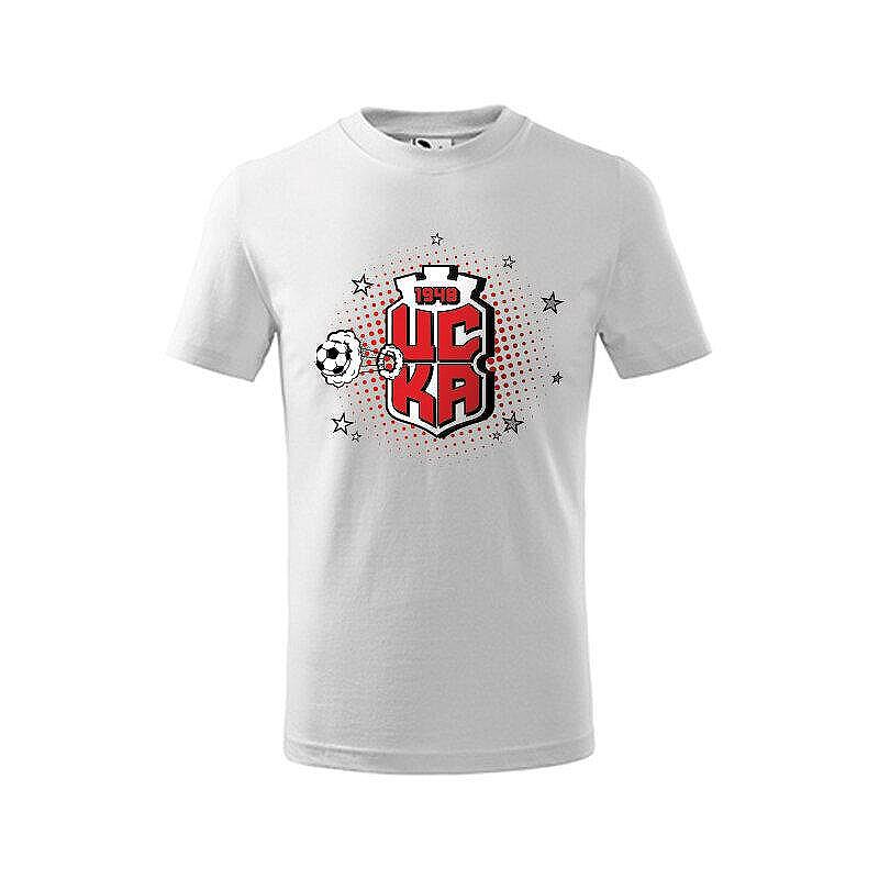 Children's white t-shirt "CSKA"