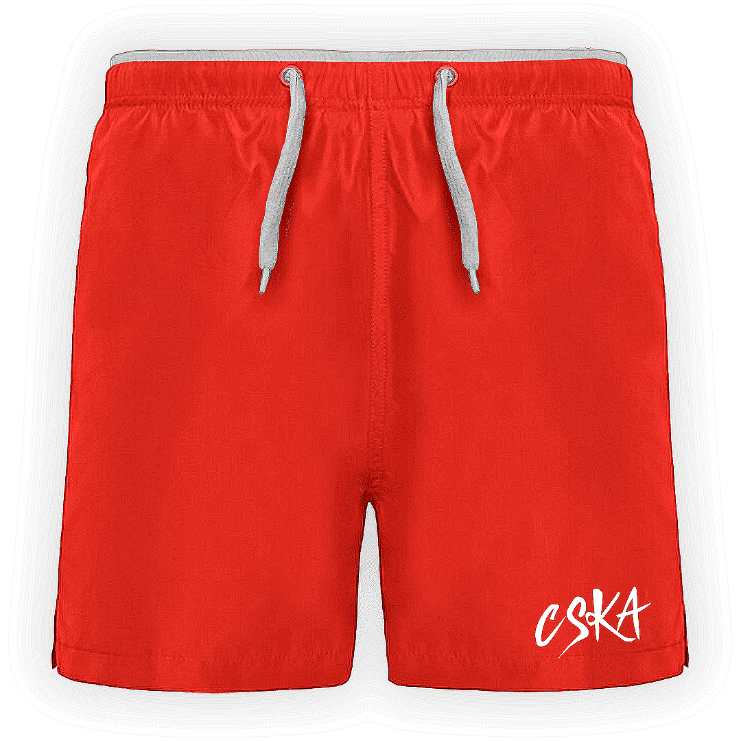 Red swimming shorts "CSKA"