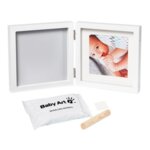 BABY ART Бяла рамка за отпечатък и снимка СИВ