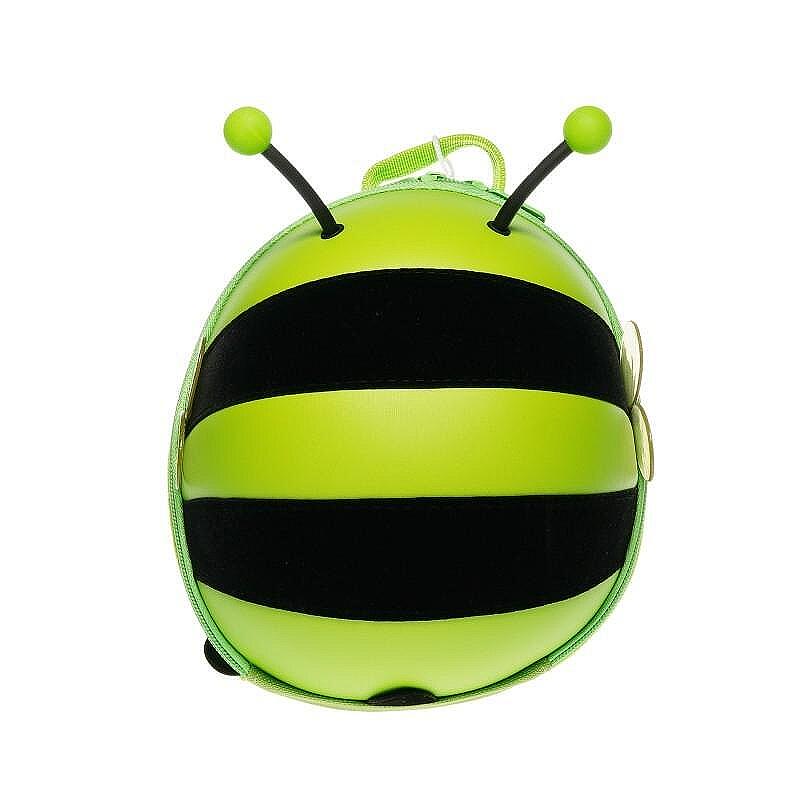 Supercute Мини детска раница - пчеличка с предпазен колан, зелена