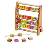 Classic World Азбучно сметало - дървена играчка за деца 3539