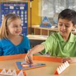 Learning Resources Детска математическа игра за събиране и изваждане tri-FACTa LER3038