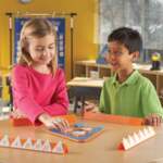 Learning Resources Детска математическа игра за събиране и изваждане tri-FACTa LER3038